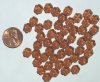 50 8mm Topaz Flowers